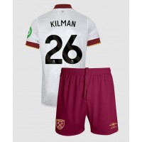 West Ham United Max Kilman #26 Tredjeställ Barn 2024-25 Korta ärmar (+ Korta byxor)